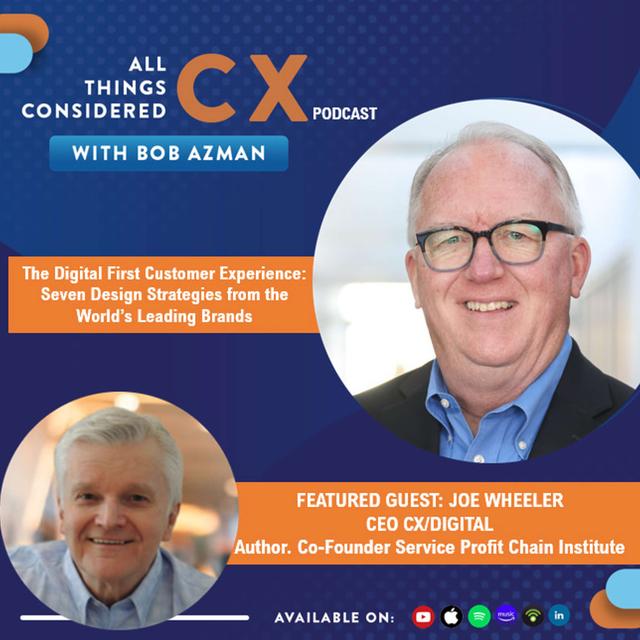 Joe Wheeler, Author, The Digital First Customer Experience - podcast episode cover