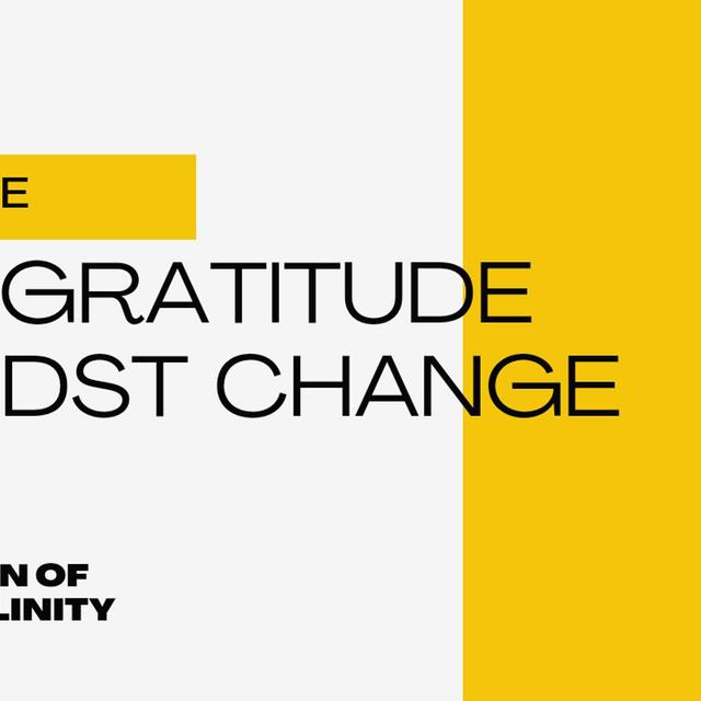A Guide to Gratitude Amidst Change - podcast episode cover