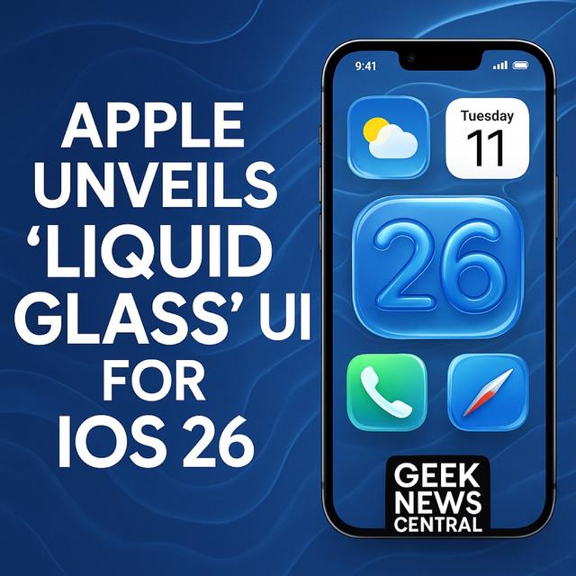 Apple Unveils ‘Liquid Glass’ UI for iOS 26 and macOS Tahoe #1825 - podcast episode cover