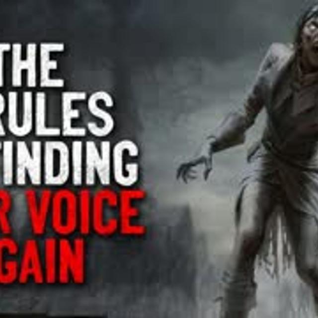 "The 4 rules to finding your voice again" Creepypasta - podcast episode cover