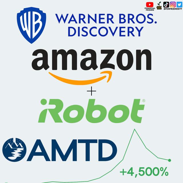 AMTD Digital is the next Gamestop, Warner Bros Discovery fiasco, Amazon buys iRobot for $1.7 billion - podcast episode cover