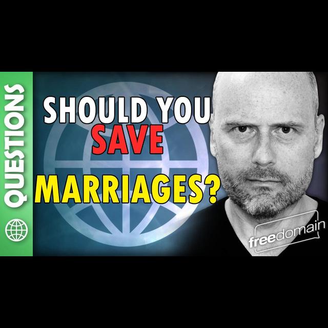 5967 Should You Save Marriages? Freedomain Listener Questions - podcast episode cover