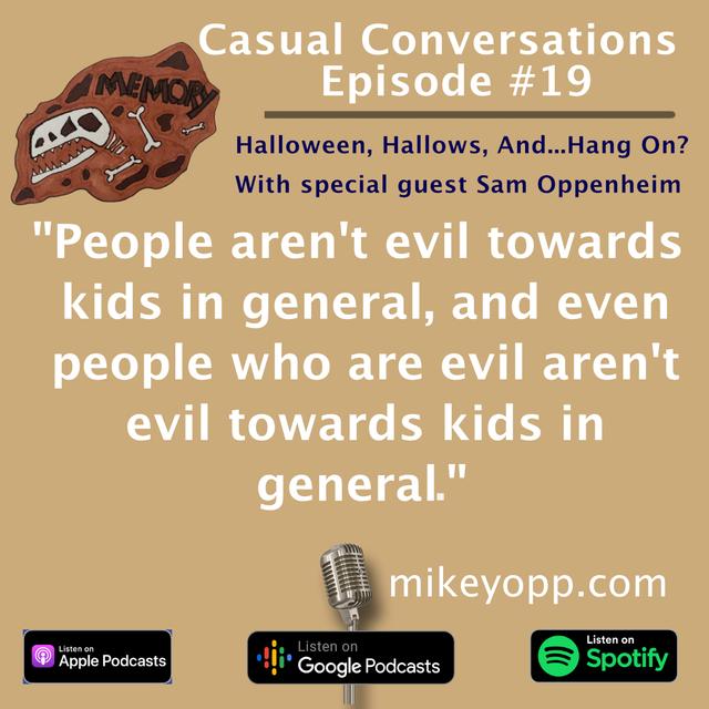 Casual Conversations #19 - Trunk or Treat Is... - podcast episode cover