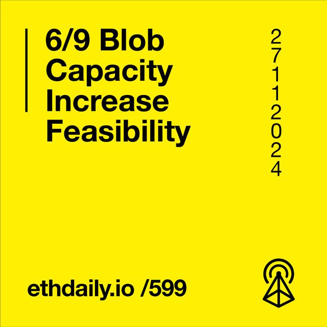 6/9 Blob Capacity Increase Feasibility - podcast episode cover