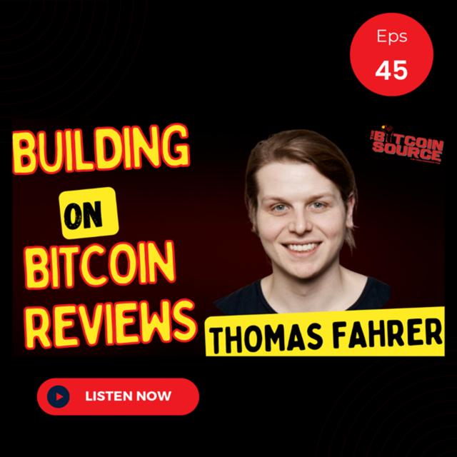 Building on Bitcoin Reviews-Thomas Fahrer - podcast episode cover