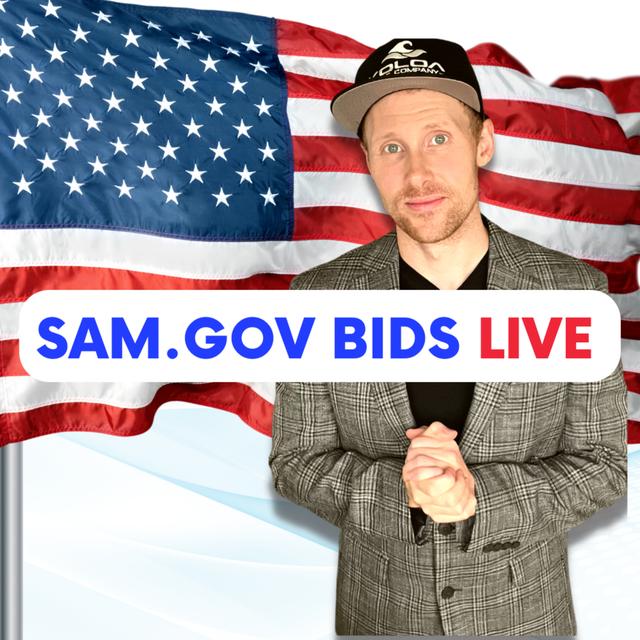 Ep #8. SAM.gov Bids | LIVE Government Contracts Bid Training - podcast episode cover