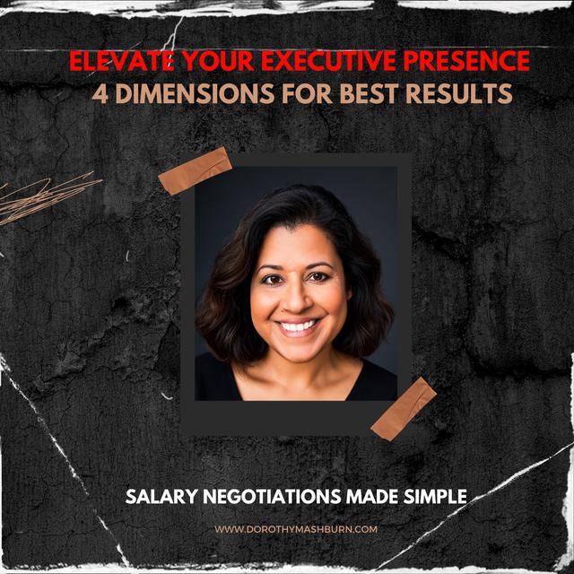 Elevate your Executive Presence - 4 Dimensions for Best Results - podcast episode cover
