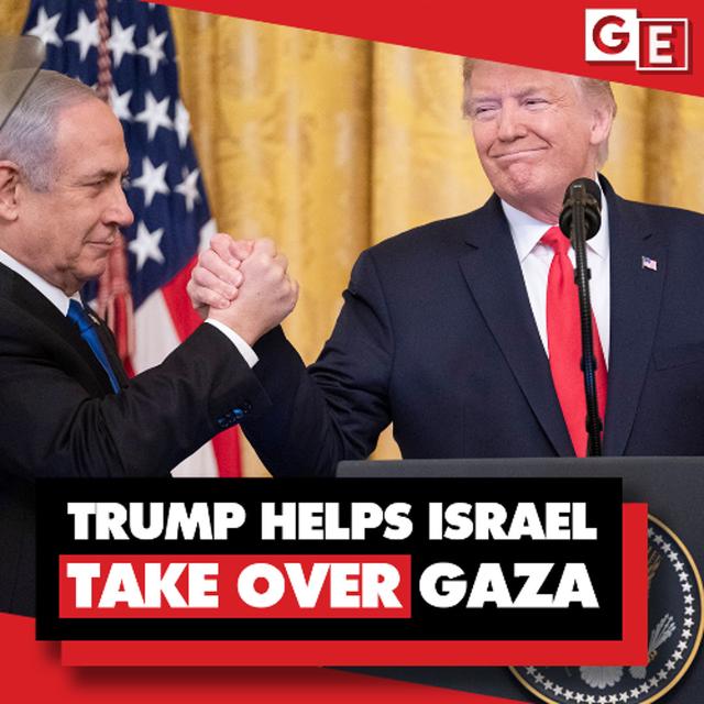 Trump protects Israel as it vows to 'take over' Gaza and expel Palestinians - podcast episode cover