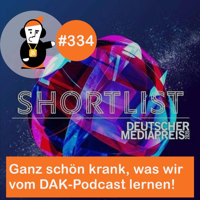 Blick 334 auf Ganz schön krank, was wir vom Sieger der besten Media-Idee Audio lernen können - podcast episode cover