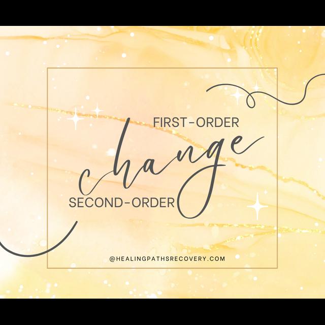 Episode 316: First-order Change vs. Second-order change - podcast episode cover