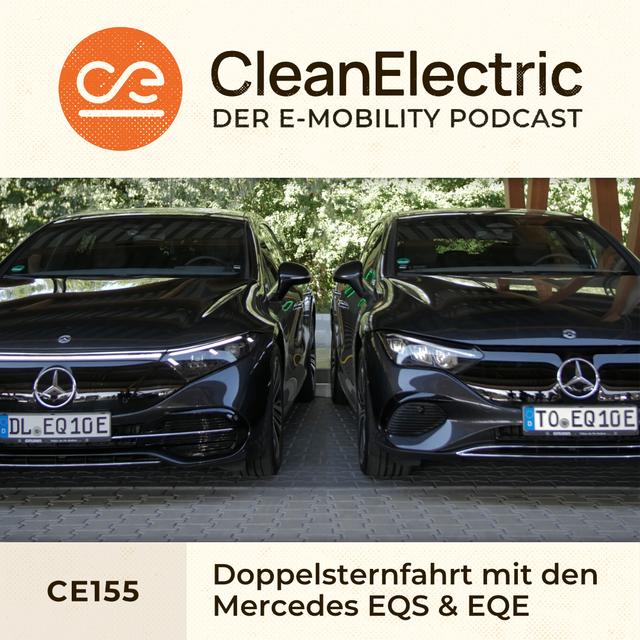 CE155 Doppelsternfahrt mit den Mercedes EQS & EQE - podcast episode cover