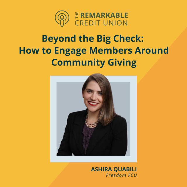Beyond the Big Check: How to Engage Members Around Community Giving - podcast episode cover