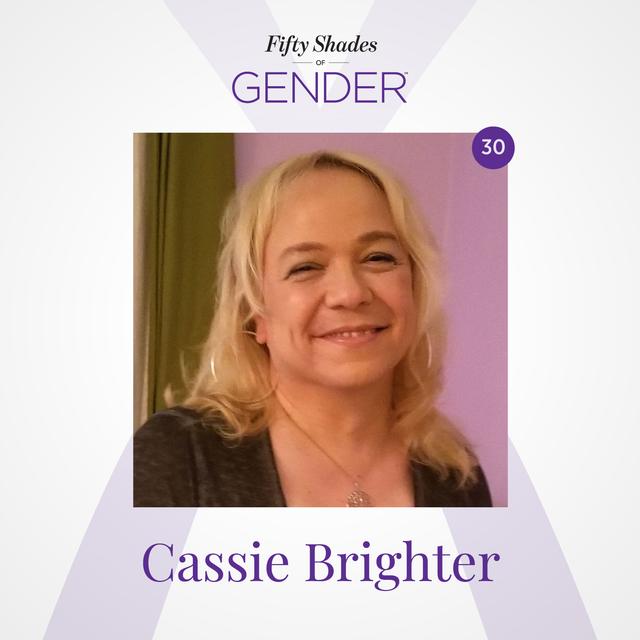 30. CASSIE BRIGHTER: Latina woman of trans experience - podcast episode cover