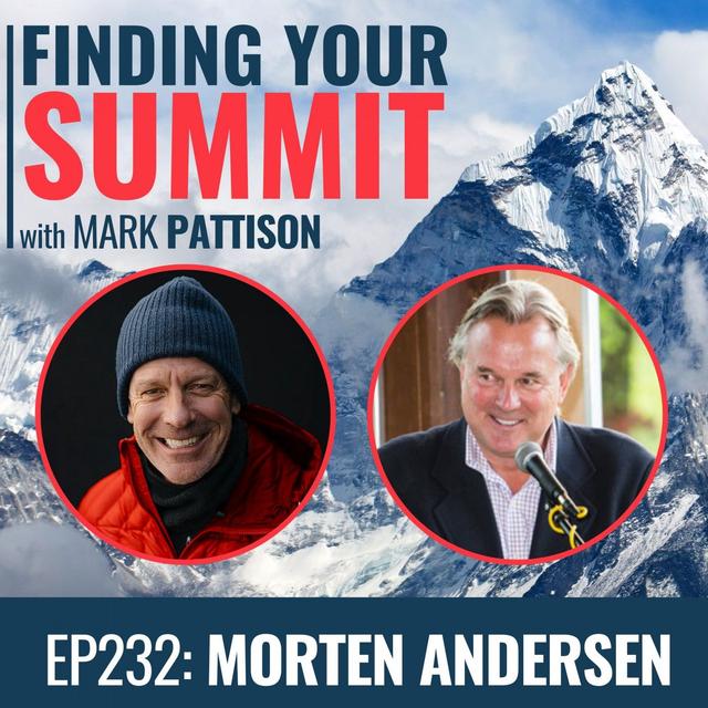 EP 232::  Morten Andersen- Hall of Fame Kicker talks mental toughness - podcast episode cover