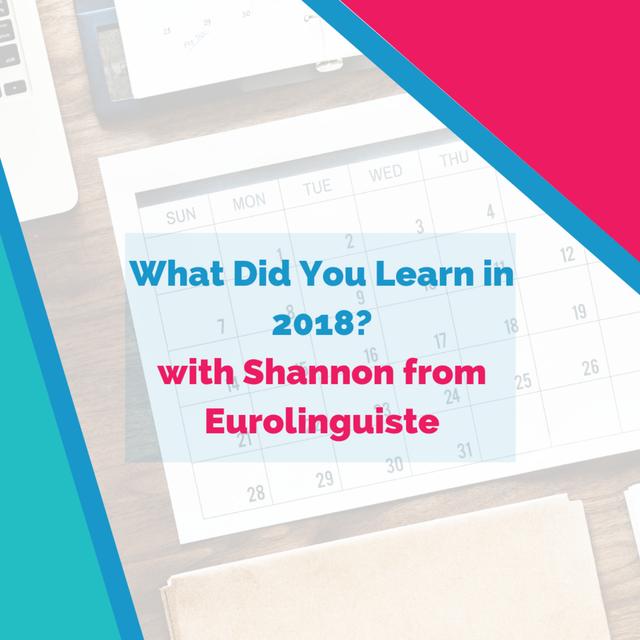 What Did You Learn in 2018? (with Shannon Kennedy) - podcast episode cover