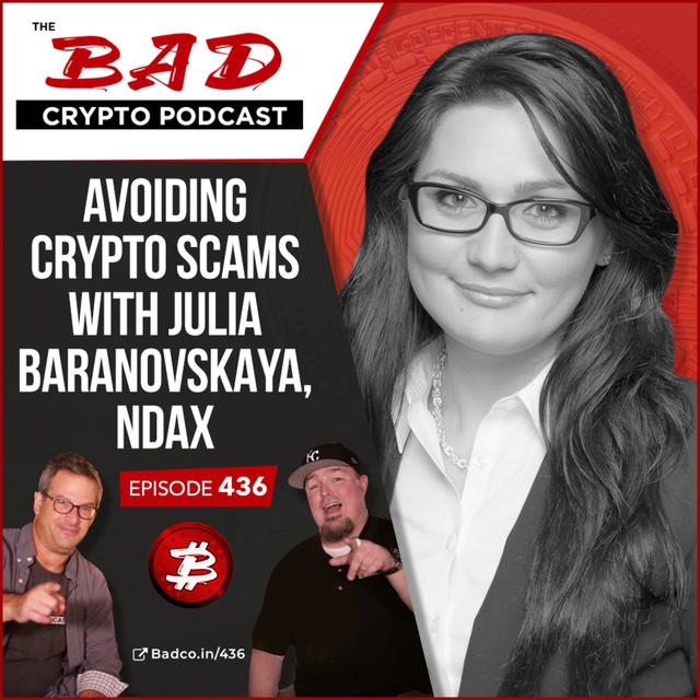 Avoiding Crypto Scams with Julia Baranovskaya, NDAX - podcast episode cover