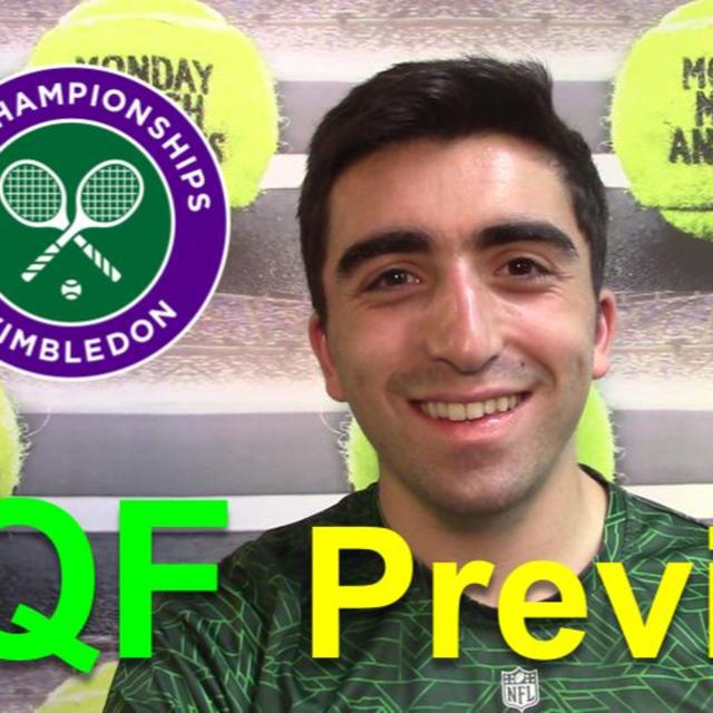 Quarterfinal Preview + Predictions Wimbledon 2021 - podcast episode cover
