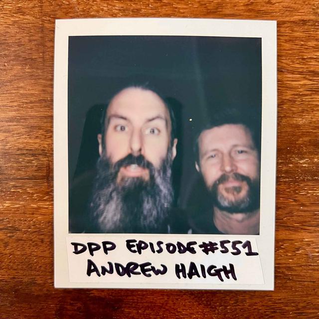 Andrew Haigh • Distraction Pieces Podcast with Scroobius Pip #551 - podcast episode cover