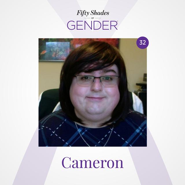 32. CAMERON: female but trans, trans-feminine - podcast episode cover