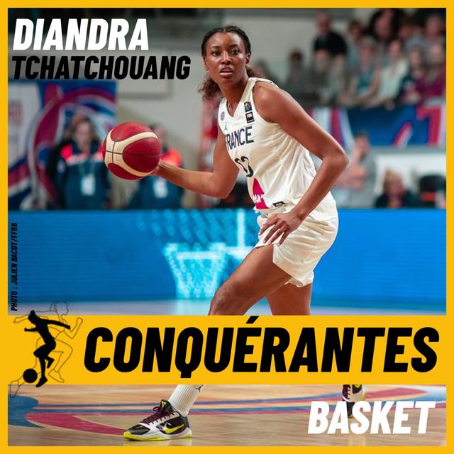 Diandra Tchatchouang, basketteuse engagée dans les causes féministes et anti-racistes - podcast episode cover