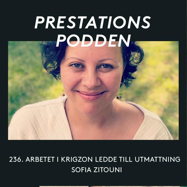 Arbetet i krigszon ledde till utmattning - Sofia Zitouni - podcast episode cover