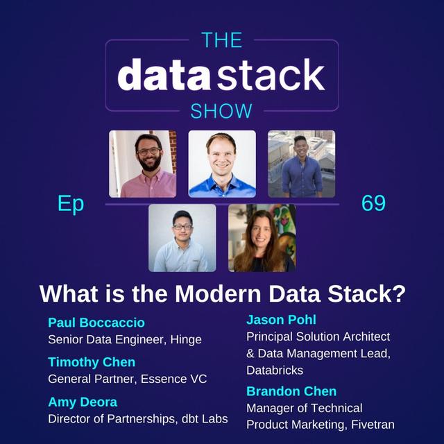 69: What is the Modern Data Stack? - podcast episode cover
