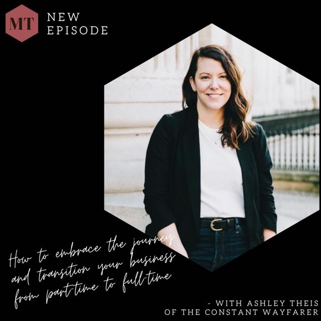 32. How to embrace the journey and transition your business from part-time to full-time - podcast episode cover
