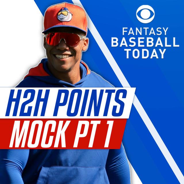 12-team H2H Points Mock Draft Part 1! Rounds 1-11 Picks & Analysis (2/26 Fantasy Baseball Podcast) - podcast episode cover