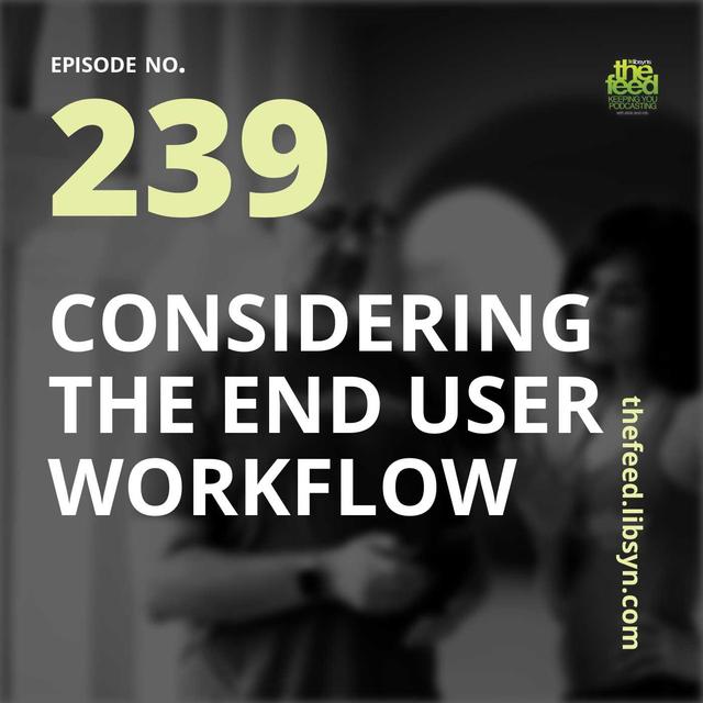 239 Considering The End User Workflow - podcast episode cover