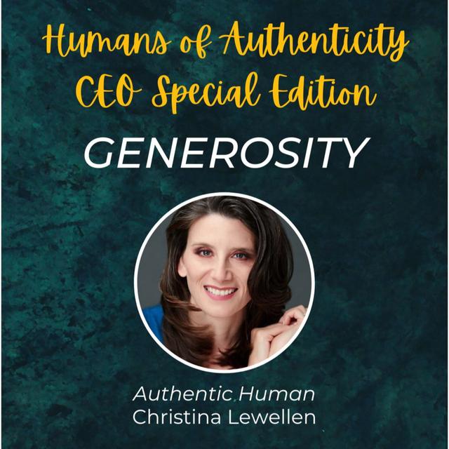 20. Generosity in Leadership with Christina Lewellen - podcast episode cover