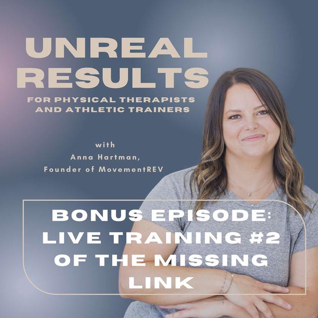 Bonus: Replay of The Missing Link LIVE training call #2 - podcast episode cover