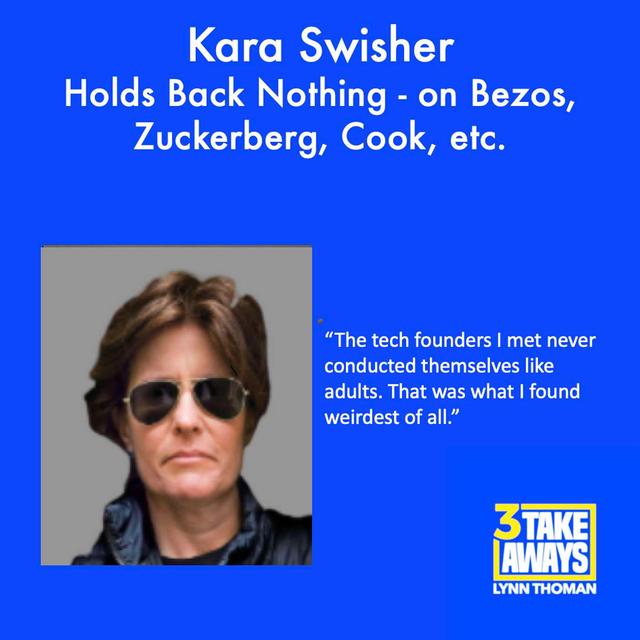 Kara Swisher Holds Back Nothing - on Bezos, Zuckerberg, Cook, etc. (#198) - podcast episode cover