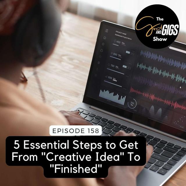 5 Essential Steps to Consistently Complete Your Creative Projects - podcast episode cover