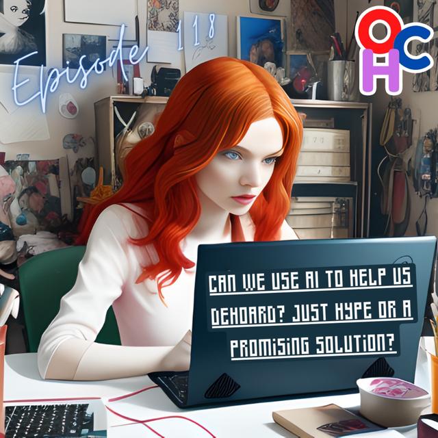 #118 Can we use AI to help us dehoard? Is it just hype or a promising solution? - podcast episode cover