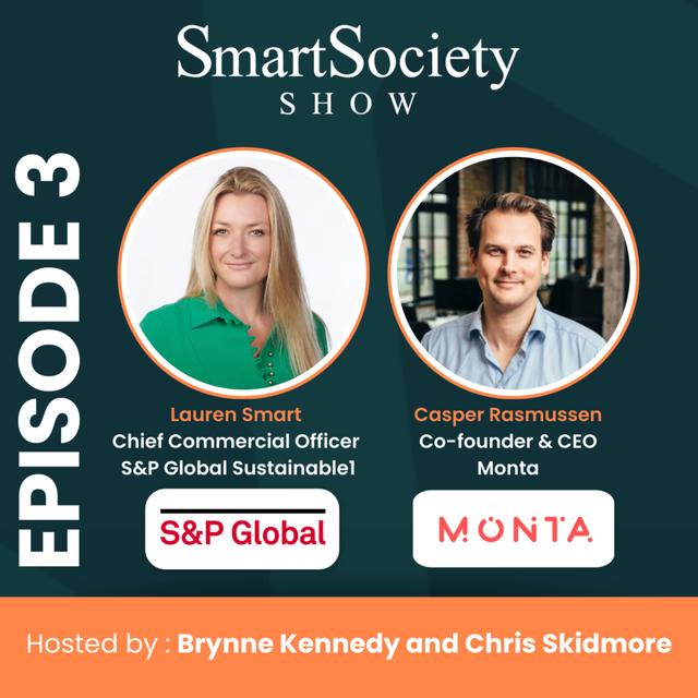 S1E3: Sustainability, Climate and EV Data and Software with Lauren Smart (CCO, S&P Global Sustainable1) and Casper Rasmussen (Founder and CEO, Monta) - podcast episode cover
