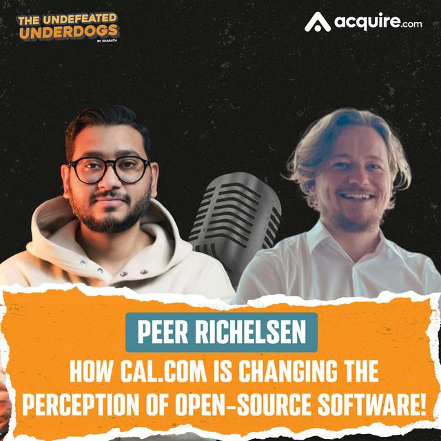 Peer Richelsen - How Cal.com is changing the perception of open-source software(OSS)! - podcast episode cover