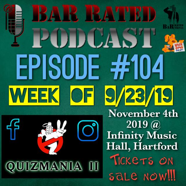 BRR #104: Week of 9/23/19 - This is a show we recorded talking about Quizmania 2.... - podcast episode cover