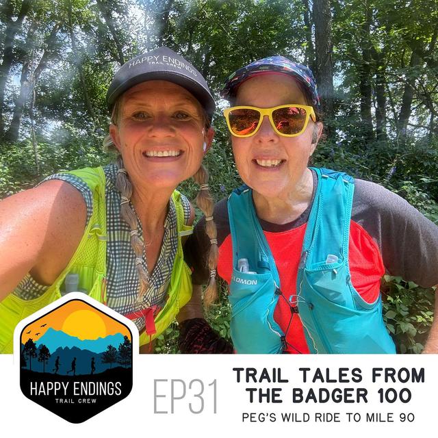 Trail Tales from the Badger 100: Peg’s Wild Ride to Mile 90 - podcast episode cover