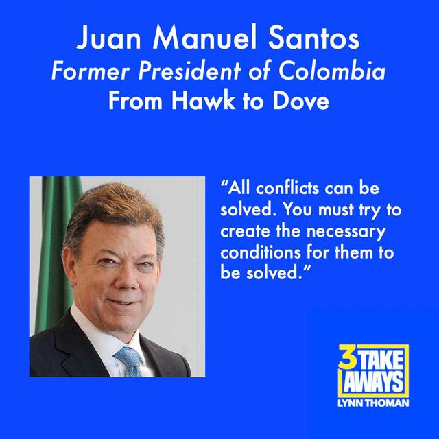 From Hawk to Dove, Negotiating Peace after War: Former Colombia President Juan Manuel Santos (#93) - podcast episode cover