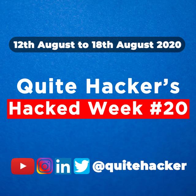 Hacked Week #20 - TikTok MAC Scam, Linux Malware, Alexa Bug, Tor Insecure, VoLTE Calls Spying - podcast episode cover