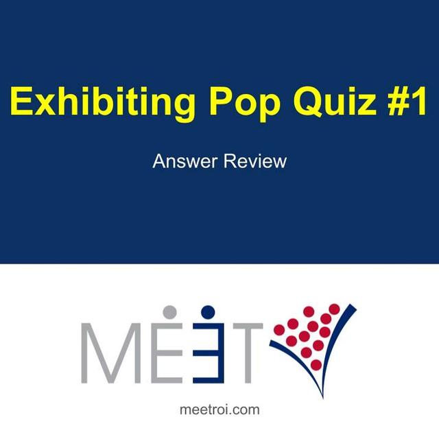 Exhibiting Pop Quiz #1 - podcast episode cover