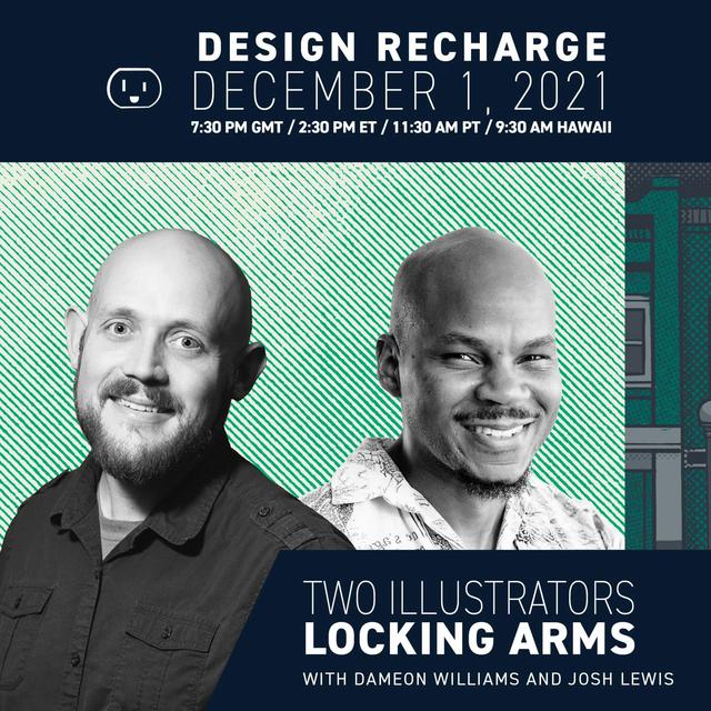 Two Illustrators Locking Arms with Dameon Williams and Josh Lewis - podcast episode cover