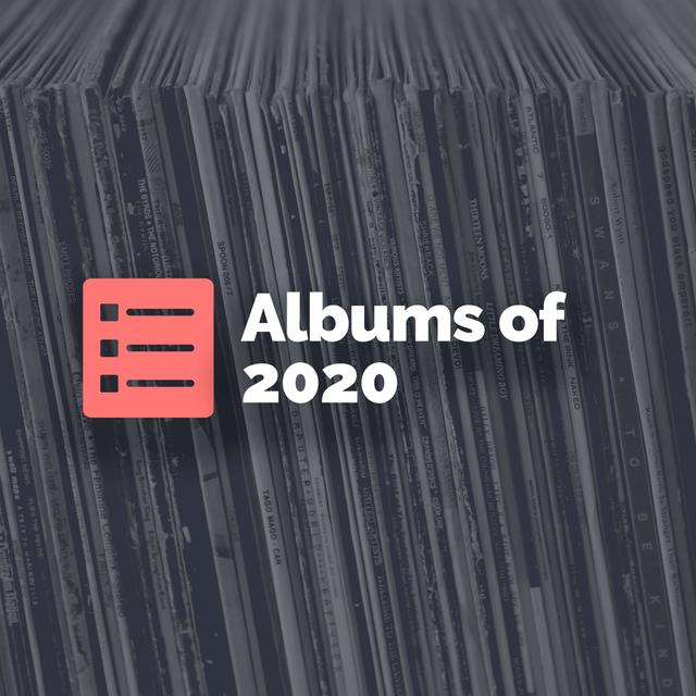 Top 5 albums of 2020 - podcast episode cover