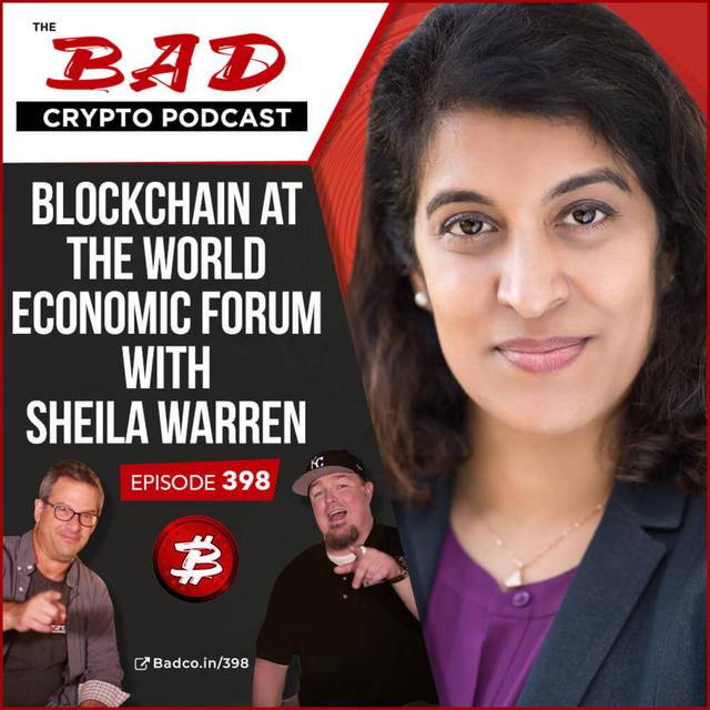 Blockchain at the World Economic Forum with Sheila Warren - podcast episode cover