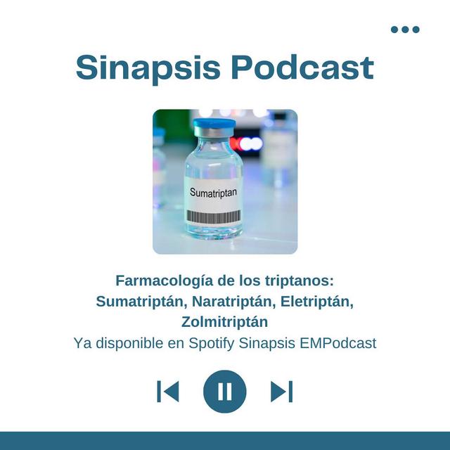 Farmacología de los triptanos: Sumatriptán, Naratriptán, Eletriptán, Zolmitriptán - podcast episode cover