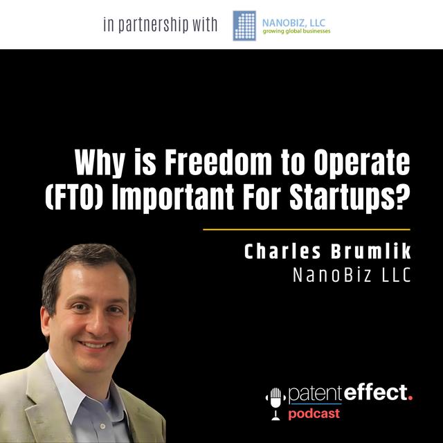 058 - Why is Freedom to Operate (FTO) Important For Startups? - podcast episode cover