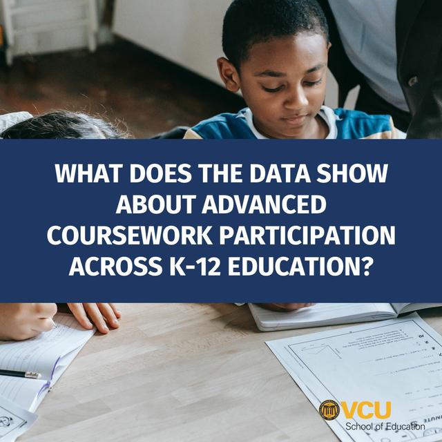 What does the data show about advanced coursework participation across K-12 education? - podcast episode cover