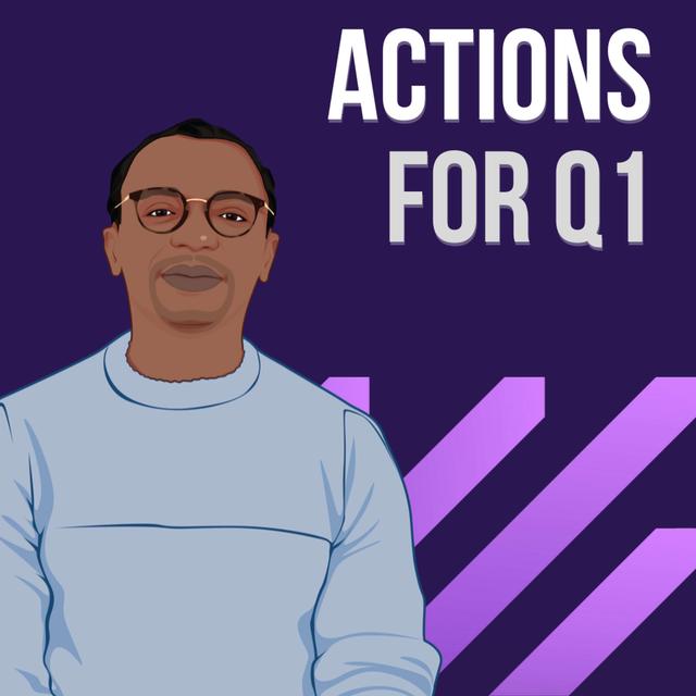 6 Essential Actions to Win Q1 and Crush 2025 → Kunle Campbell - podcast episode cover
