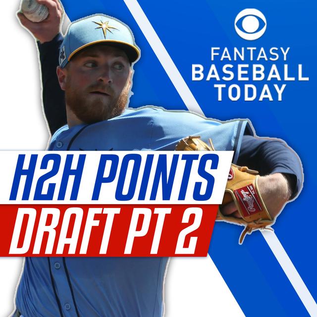 12-Team H2H Points Listener League Draft Part 2! Rounds 13-21 Picks & Team Recaps (3/26 Fantasy Baseball Podcast) - podcast episode cover