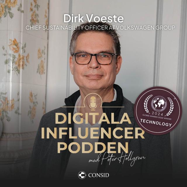 311. “We have less time than we think” | Dirk Voeste, Chief Sustainability Officer at Volkswagen Group | Electric cars - podcast episode cover